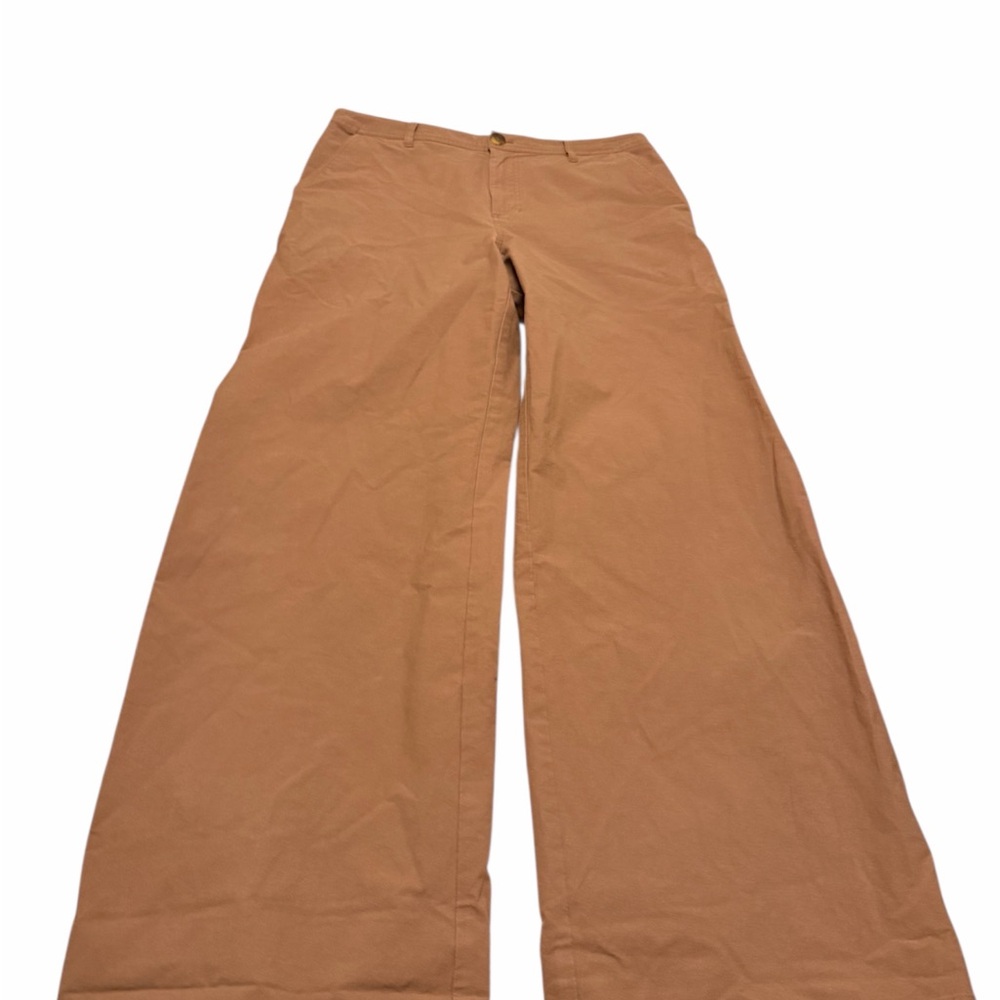 Vuori Wide-Leg Tan Pants
